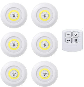 Set Luz Led - Control Remoto Inalámbrico (3 luces led + control remoto)