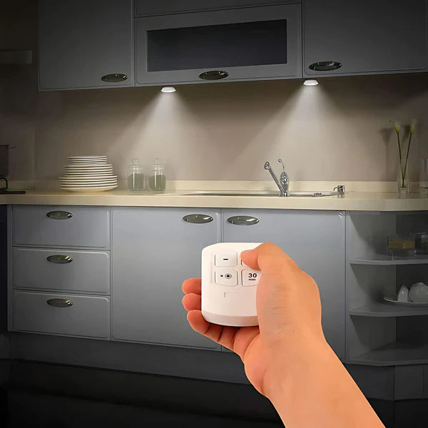 Set Luz Led - Control Remoto Inalámbrico (3 luces led + control remoto)