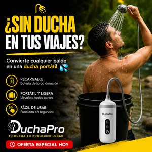 DuchaPro®  portatil y recargable Super Oferta