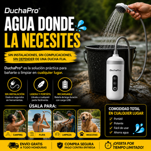 DuchaPro®  portatil y recargable Super Oferta